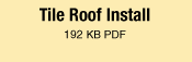 download Tile Roof Install